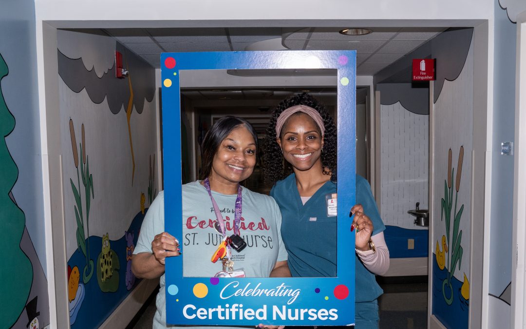 (An image from the Certified Nurses Day at St. Judes Hospital.)
